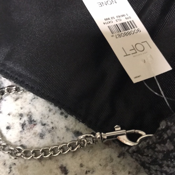 Loft - Small Purse/Clutch - Black and Gray - NWT - Picture 5 of 11
